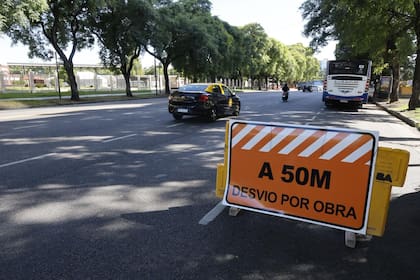 Las obras sobre Bullrich no cortarán el tránsito