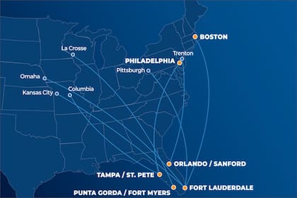 Las ocho nuevas rutas anunciadas por Allegiant para Florida ya tienen boletos disponibles