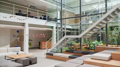 Las oficinas de Mudafy en Palermo.