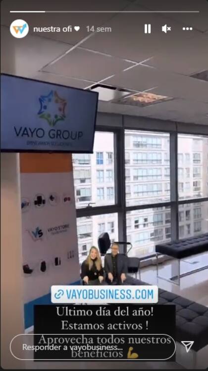 Las oficinas de Vayo según las mostraban en el Instagram de Vayo Business