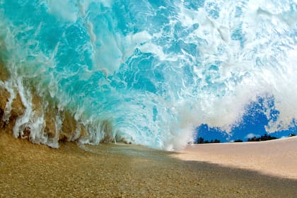  Las olas claras representan la oportunidad de disfrute, los placeres de la vida y la capacidad de explorar los deseos