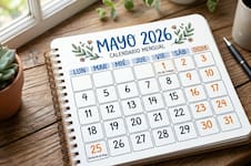 El calendario de mayo 2026 para imprimir en papel
