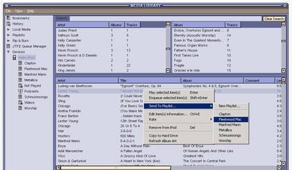 Las opciones que incorpora ML iPod en el Winamp