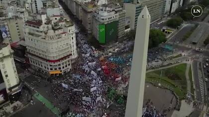 Las organizaciones se asientan hacia Plaza de Mayo