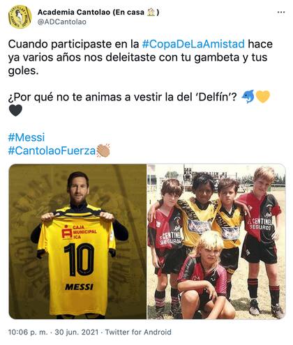 Las originales propuestas que Messi recibió en redes sociales
