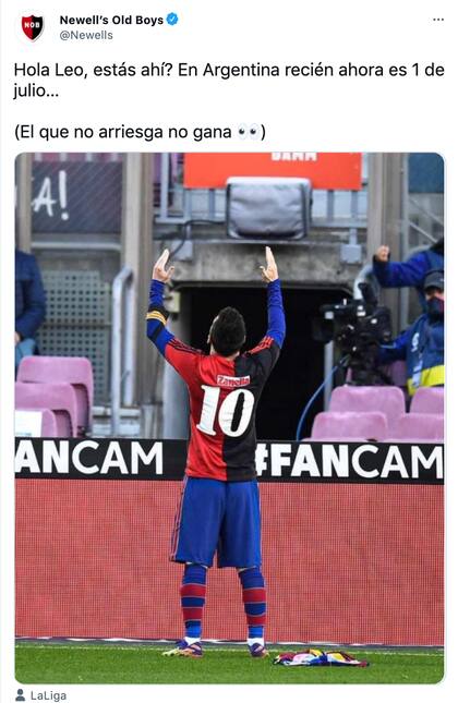 Las originales propuestas que Messi recibió en redes sociales
