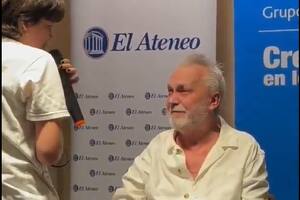 Qué pasó con David Lebón en la presentación de su libro