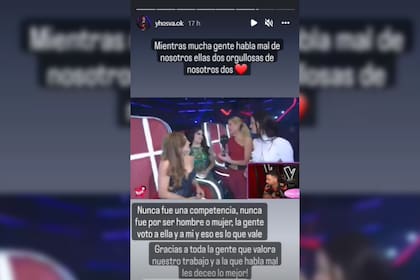 Las palabras de Yhosva (Foto Instagram @yhosva.ok)