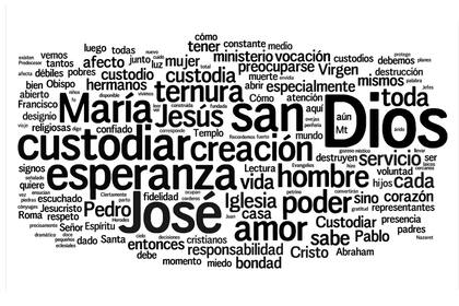 Las palabras más mencionadas en el discurso