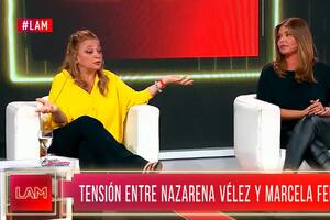 Nazarena Vélez y Marcela Feudale protagonizaron un áspero cruce al aire: “Estás mal”
