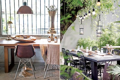 Las pantallas de cuero con pespunte en blanco ($7.500) nos parecieron soñadas