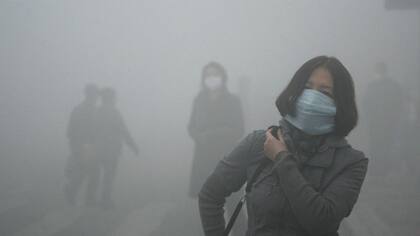 Las partículas en suspensión en el aire son muy contaminantes en China