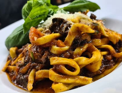 Las pastas del restaurante Chizza, en Cardales