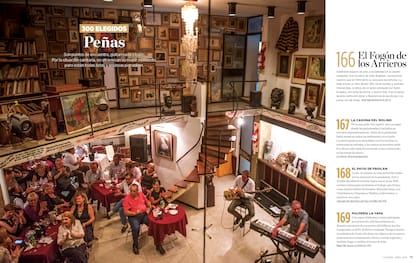 Las peñas de distintos puntos del país integran este listado.