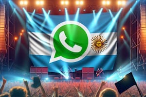 Las personas pueden activar el "modo rock nacional" en WhatsApp