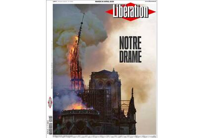"Nuestro drama": el mensaje en la portada de Libération