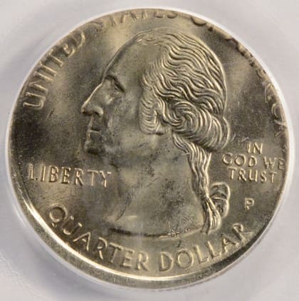 Las piezas de esta serie cuentan con la clásica imagen de George Washington