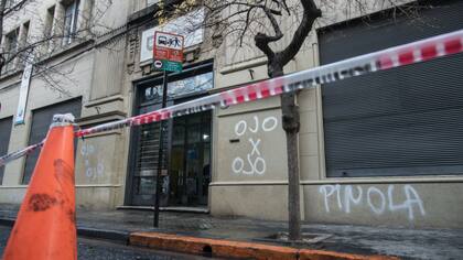 Las pintadas contra Pinola en Rosario