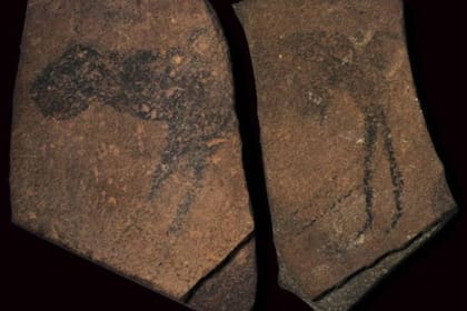 Las pinturas halladas en la cueva Apolo 11, en Namibia, tienen una antigüedad de unos 30.000 años