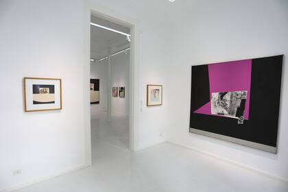 Las pinturas que se exhibieron en 1974 en Bonino, junto a los collages que las inspiraron, integran ahora una muestra en MCMC