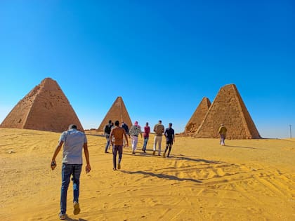 Las pirámides Nubias se construyeron hace 3500 años, durante la extensión del imperio egipcio hacia el sur