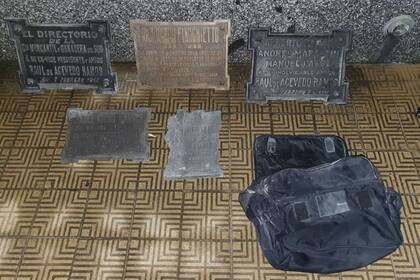 Las placas sustraídas