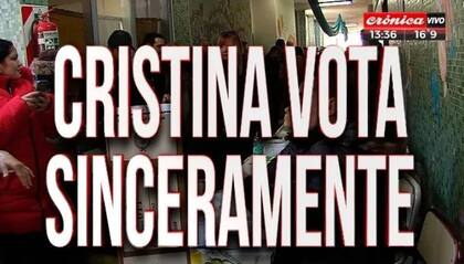 Las placas de Crónica apelaron al humor en las PASO