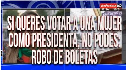 Las placas de Crónica apelaron al humor en las PASO