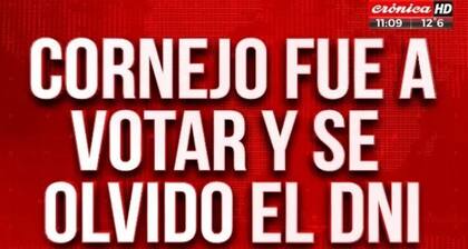Las placas de Crónica apelaron al humor en las PASO