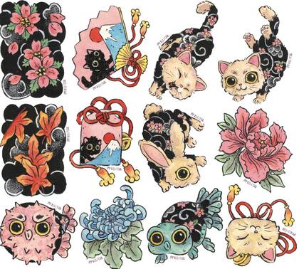 Las planchas de stickers de Maelitha