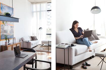 Las plantas de interior son de Huella Botánica y las macetas, de Uga.