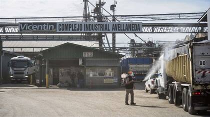 Las plantas de Vicentin están trabajando a fasón en el procesamiento de granos