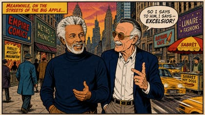 Las plantillas que podrán generar los usuarios con la imagen de Stan Lee