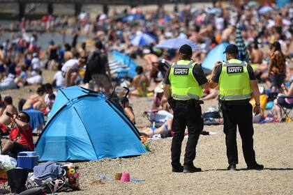 Las playas son controladas por la Policía