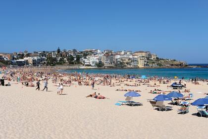 Las playas de Bondi Beach, cerca de Sydney, en marzo de este año