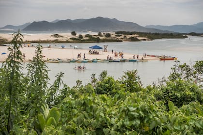 Las playas de Guarda do Embaú son muy amplias