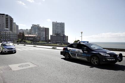 Las patrullas policiales, lo más visto en las calles de Mar del Plata