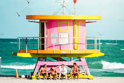Las playas de Miami Beach son los destinos elegidos por muchos estadounidenses durante el verano
