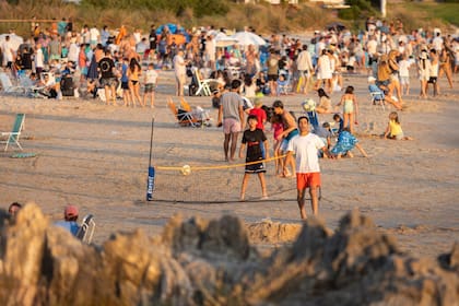 Las playas mostraron mucho movimiento