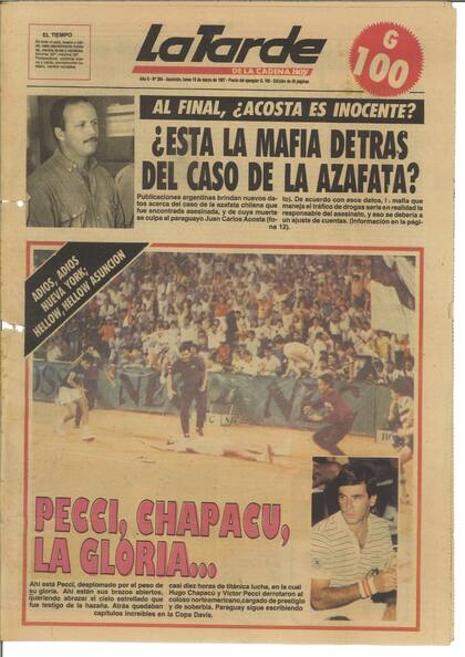 Las portadas el día después de una jornada que no se olvida aún en Paraguay: domingo 15 de marzo de 1987