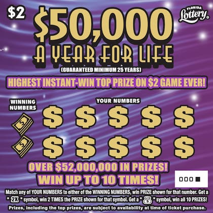 Las posibilidades de ganar el juego de raspadita son de una en 4.815.975