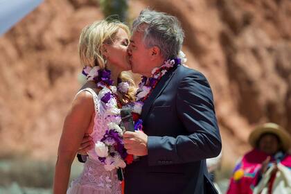 Las postales del casamiento indígena de Gerardo Morales y Tulia Snopek