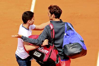 Roger, molesto con el fan