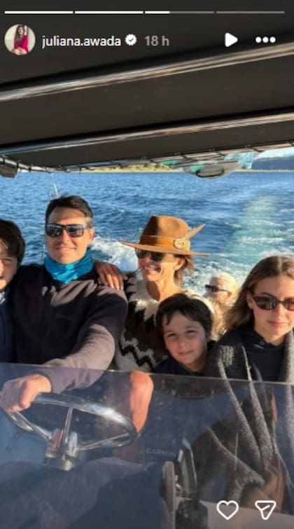 Las postales que Awada compartió en medio de su ruptura matrimonial