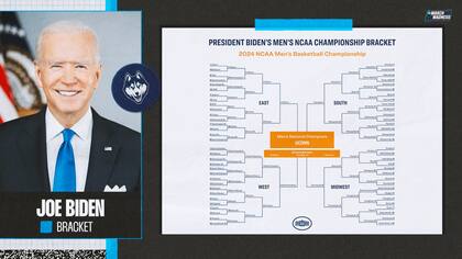 Las predicciones de Joe Biden para el March Madness 2024