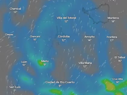 Las previsiones de lluvia se extienden hasta el viernes en Córdoba