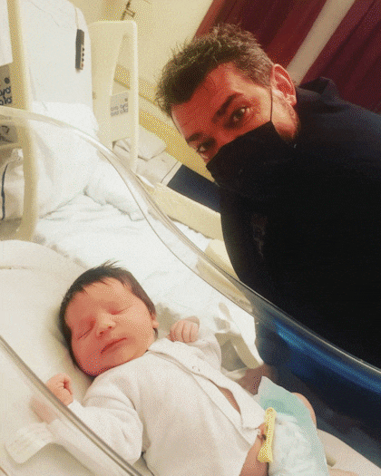 Las primeras imágenes de Adrián Cormillot junto a su hermanito Emilio