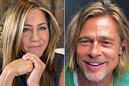 Las primeras imágenes del reencuentro de Brad Pitt y Jennifer Aniston en la pantalla