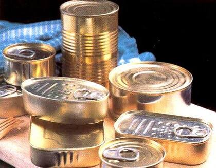 Las primeras latas se crearon en situación de guerra