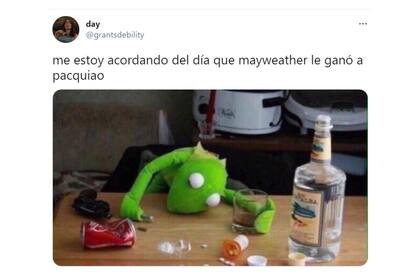 Las principales burlas estuvieron dirigidas hacia Mayweather, quien no logró noquear a su oponente